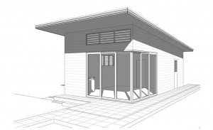 hendra pool house design